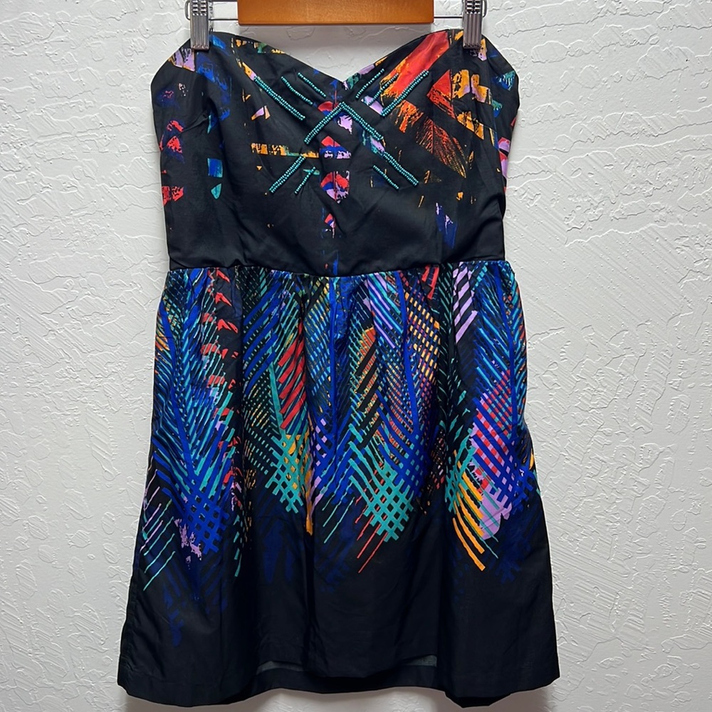 ROXY🌸 Summer Fun Strapless Dress Size Large